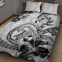 Polynesia Paisley Quilt Bed Set Mix White Polynesian Pattern LT05 - Polynesian Pride