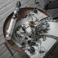 Polynesia Paisley Wrapping Paper Mix White Polynesian Pattern LT05 - Polynesian Pride