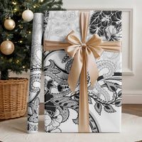 Polynesia Paisley Wrapping Paper Mix White Polynesian Pattern LT05 - Polynesian Pride