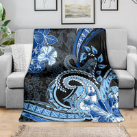 Polynesia Paisley Blanket Mix Blue Polynesian Pattern LT05 - Polynesian Pride