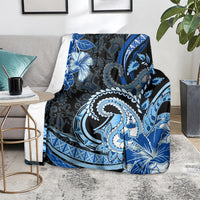 Polynesia Paisley Blanket Mix Blue Polynesian Pattern LT05 - Polynesian Pride
