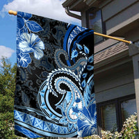 Polynesia Paisley Garden Flag Mix Blue Polynesian Pattern LT05 - Polynesian Pride