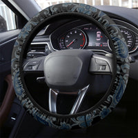 Polynesia Paisley Steering Wheel Cover Mix Blue Polynesian Pattern LT05 - Polynesian Pride