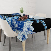 Polynesia Paisley Tablecloth Mix Blue Polynesian Pattern LT05 - Polynesian Pride