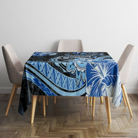 Polynesia Paisley Tablecloth Mix Blue Polynesian Pattern LT05 - Polynesian Pride