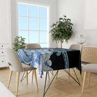 Polynesia Paisley Tablecloth Mix Blue Polynesian Pattern LT05 - Polynesian Pride
