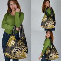Polynesia Paisley Grocery Bag Mix Gold Polynesian Pattern LT05 - Polynesian Pride