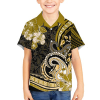Polynesia Paisley Hawaiian Shirt Mix Gold Polynesian Pattern LT05 - Polynesian Pride