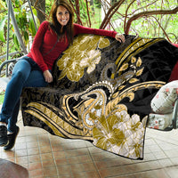 Polynesia Paisley Quilt Mix Gold Polynesian Pattern