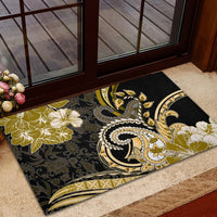 Polynesia Paisley Rubber Doormat Mix Gold Polynesian Pattern LT05 - Polynesian Pride