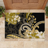 Polynesia Paisley Rubber Doormat Mix Gold Polynesian Pattern LT05 - Polynesian Pride