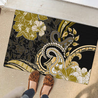 Polynesia Paisley Rubber Doormat Mix Gold Polynesian Pattern LT05 - Polynesian Pride
