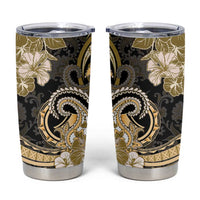 Polynesia Paisley Tumbler Cup Mix Gold Polynesian Pattern LT05 Gold - Polynesian Pride