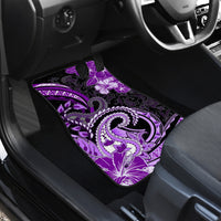 Polynesia Paisley Car Mats Mix Purple Polynesian Pattern LT05 - Polynesian Pride