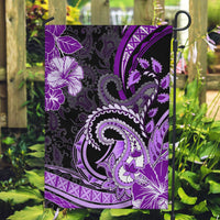 Polynesia Paisley Garden Flag Mix Purple Polynesian Pattern LT05 Garden Flag Purple - Polynesian Pride
