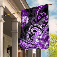 Polynesia Paisley Garden Flag Mix Purple Polynesian Pattern LT05 House Flag Purple - Polynesian Pride