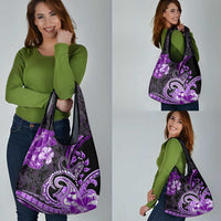 Polynesia Paisley Grocery Bag Mix Purple Polynesian Pattern LT05 - Polynesian Pride