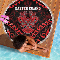 Easter Island Beach Blanket Polynesian Pattern Emblem LT05 - Polynesian Pride