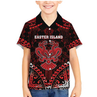 Personalised Easter Island Family Matching Mermaid Dress and Hawaiian Shirt Polynesian Pattern Emblem