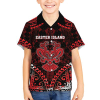 Personalised Easter Island Hawaiian Shirt Polynesian Pattern Emblem LT05 - Polynesian Pride