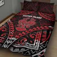 Easter Island Quilt Bed Set Polynesian Pattern Emblem LT05 - Polynesian Pride