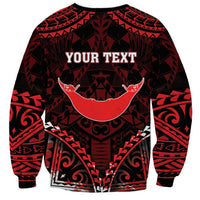 Personalised Easter Island Sweatshirt Polynesian Pattern Emblem LT05 - Polynesian Pride