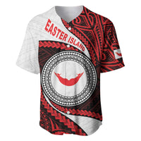 Easter Island Baseball Jersey Moai Statues Polynesian Style