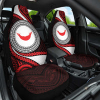Easter Island Car Seat Cover Moai Statues Polynesian Style