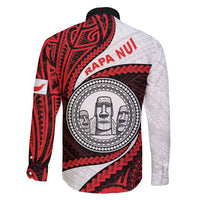 Easter Island Family Matching Puletasi and Hawaiian Shirt Moai Statues Polynesian Style