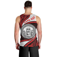 Easter Island Men Tank Top Moai Statues Polynesian Style LT05 - Polynesian Pride