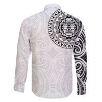 New Zealand Aotearoa Family Matching Off The Shoulder Long Sleeve Dress and Hawaiian Shirt Maori Te Mata O Rongokako