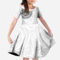 New Zealand Aotearoa Family Matching Off Shoulder Maxi Dress and Hawaiian Shirt Maori Te Mata O Rongokako