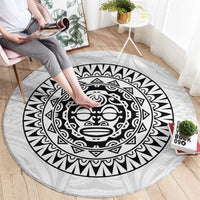 New Zealand Aotearoa Round Carpet Maori Te Mata O Rongokako