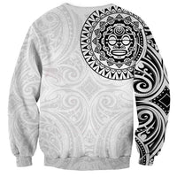 New Zealand Aotearoa Sweatshirt Maori Te Mata O Rongokako LT05 - Polynesian Pride