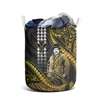 Hawaii Kuhio The Citizen Prince Laundry Basket Gold Polynesian Tribal Tattoo LT05 - Polynesian Pride