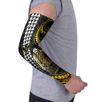Hawaii Kuhio The Citizen Prince Arm Sleeves Gold Polynesian Tribal Tattoo LT05 - Polynesian Pride