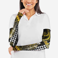 Hawaii Kuhio The Citizen Prince Arm Sleeves Gold Polynesian Tribal Tattoo LT05 - Polynesian Pride