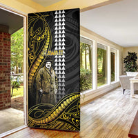 Hawaii Kuhio The Citizen Prince Door Cover Gold Polynesian Tribal Tattoo