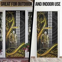 Hawaii Kuhio The Citizen Prince Door Cover Gold Polynesian Tribal Tattoo