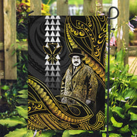 Hawaii Kuhio The Citizen Prince Garden Flag Gold Polynesian Tribal Tattoo LT05 Garden Flag Gold - Polynesian Pride