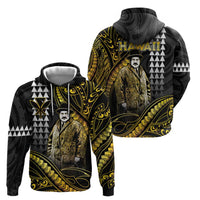 Hawaii Kuhio The Citizen Prince Hoodie Gold Polynesian Tribal Tattoo