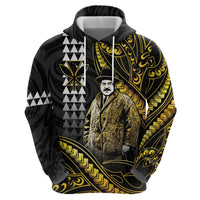 Hawaii Kuhio The Citizen Prince Hoodie Gold Polynesian Tribal Tattoo