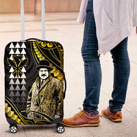 Hawaii Kuhio The Citizen Prince Luggage Cover Gold Polynesian Tribal Tattoo LT05 Gold - Polynesian Pride