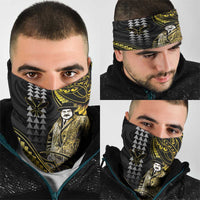 Hawaii Kuhio The Citizen Prince Neck Gaiter Gold Polynesian Tribal Tattoo LT05 - Polynesian Pride