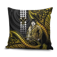 Hawaii Kuhio The Citizen Prince Pillow Cover Gold Polynesian Tribal Tattoo LT05 Gold - Polynesian Pride
