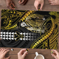 Hawaii Kuhio The Citizen Prince Puzzle Gold Polynesian Tribal Tattoo LT05 - Polynesian Pride