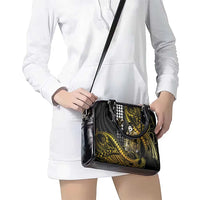 Hawaii Kuhio The Citizen Prince Shoulder Handbag Gold Polynesian Tribal Tattoo LT05 - Polynesian Pride