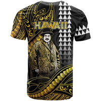 Hawaii Kuhio The Citizen Prince T Shirt Gold Polynesian Tribal Tattoo LT05 - Polynesian Pride
