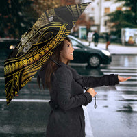 Hawaii Kuhio The Citizen Prince Umbrella Gold Polynesian Tribal Tattoo LT05 - Polynesian Pride