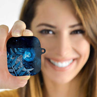 New Zealand Matariki AirPods Case Maori Koru With Humpback Whale Blue LT05 - Polynesian Pride